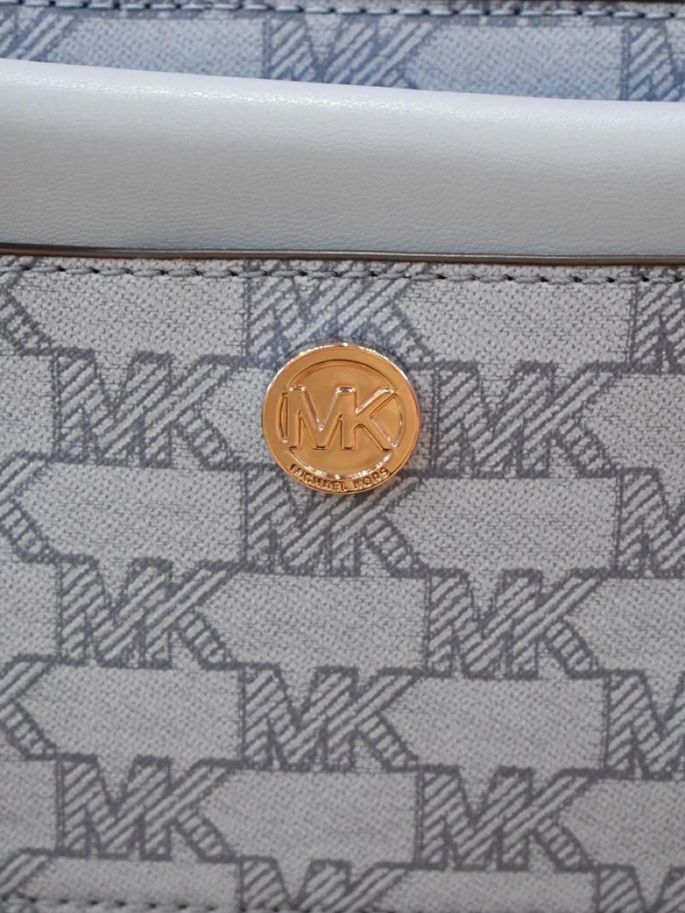 MICHAEL KORS Powder Blue Logo Signature 2-in-1 Extra Small Mini Backpack